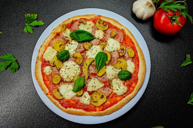 Truffle Mushroom White Pizza